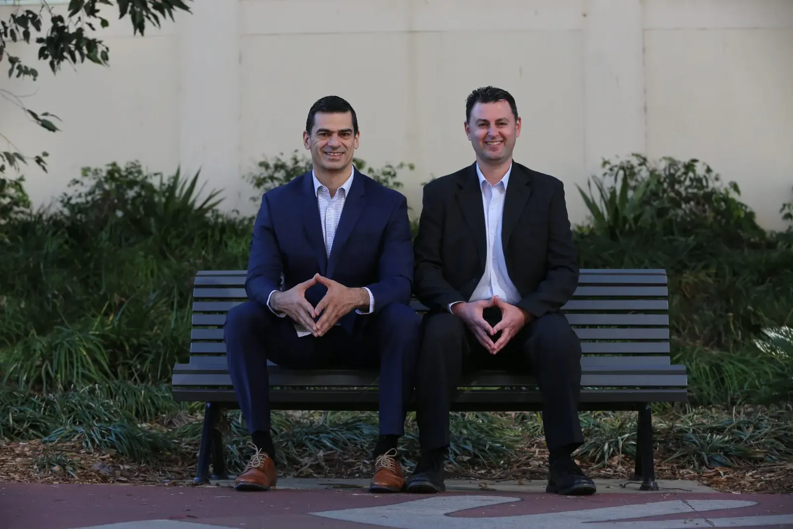 Dr Stelios Matsis and a colleague from Better Backs Better Living, Parramatta